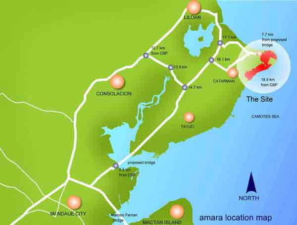 Amara - Location Map