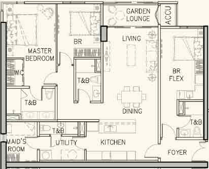 Arbor Lanes - 2-Bedroom Duo Suite