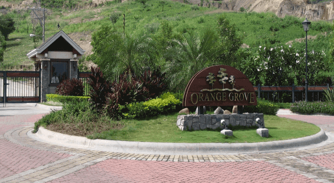Orange Grove Davao - Entrance Gate