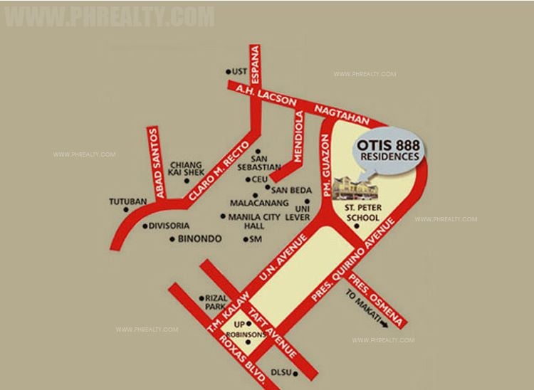 Otis 888 Residences - Location & Vicinity
