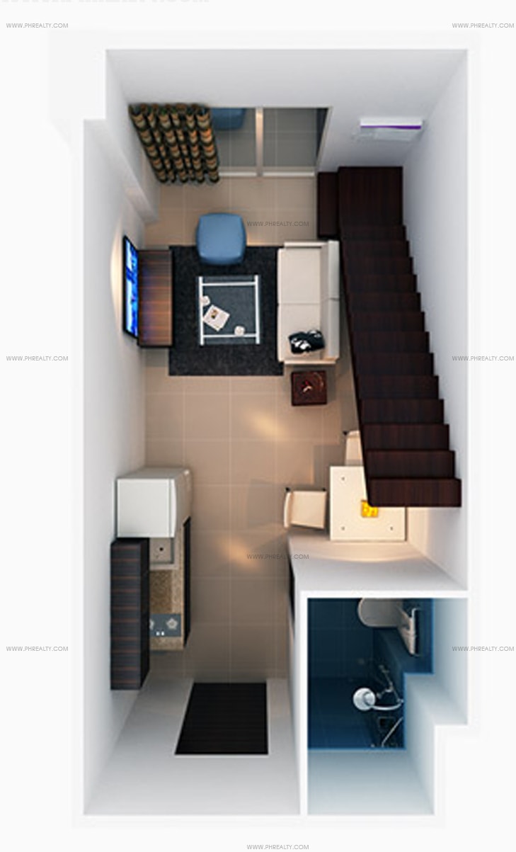 Brie Residences - 1 Bedroom Loft 45 SQM 1st Floor