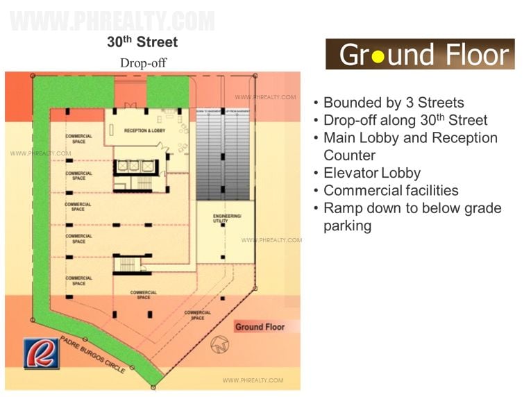 The Fort Residences - Ground Floor Plan