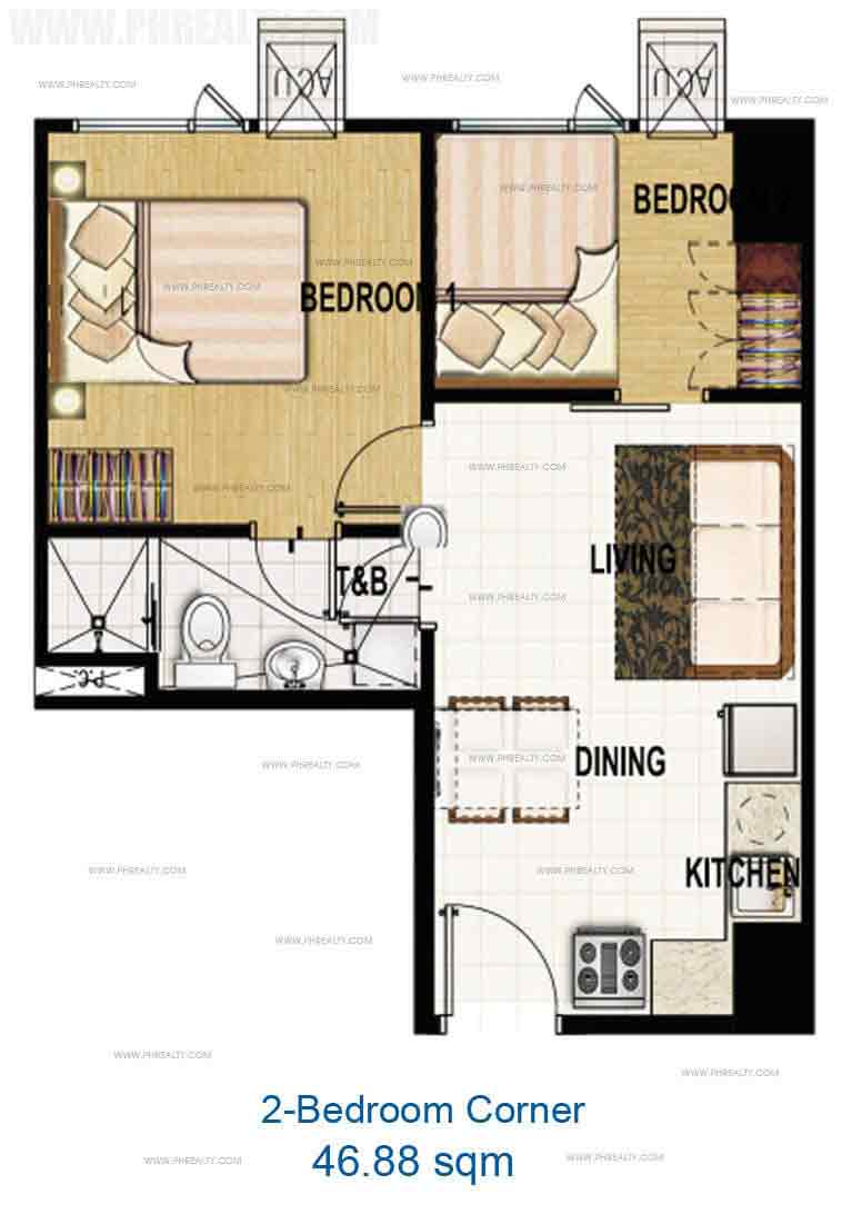 Princeton Residences - Bedroom Corner