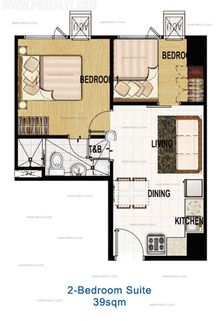 Princeton Residences - Bedroom Suite