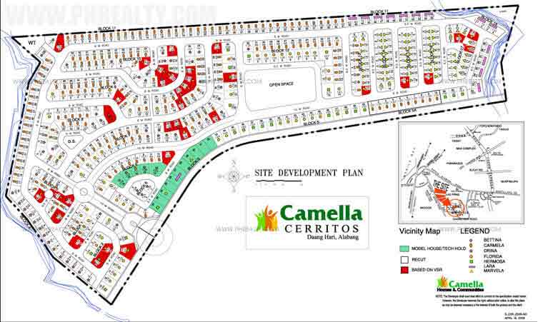 Camella Cerritos Trails - Site Development Plan