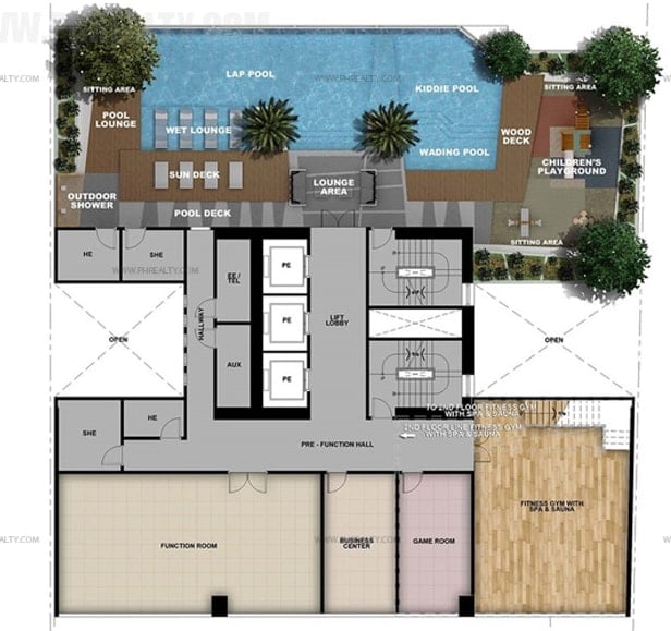 Salcedo Sky Suites - Amenity Floor Plan