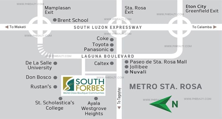 Miami Mansions - Location Map