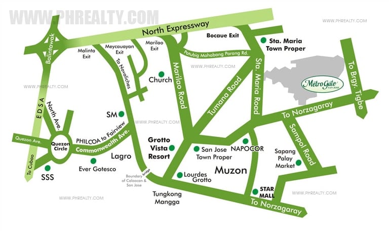 Metrogate San Jose - Location Map