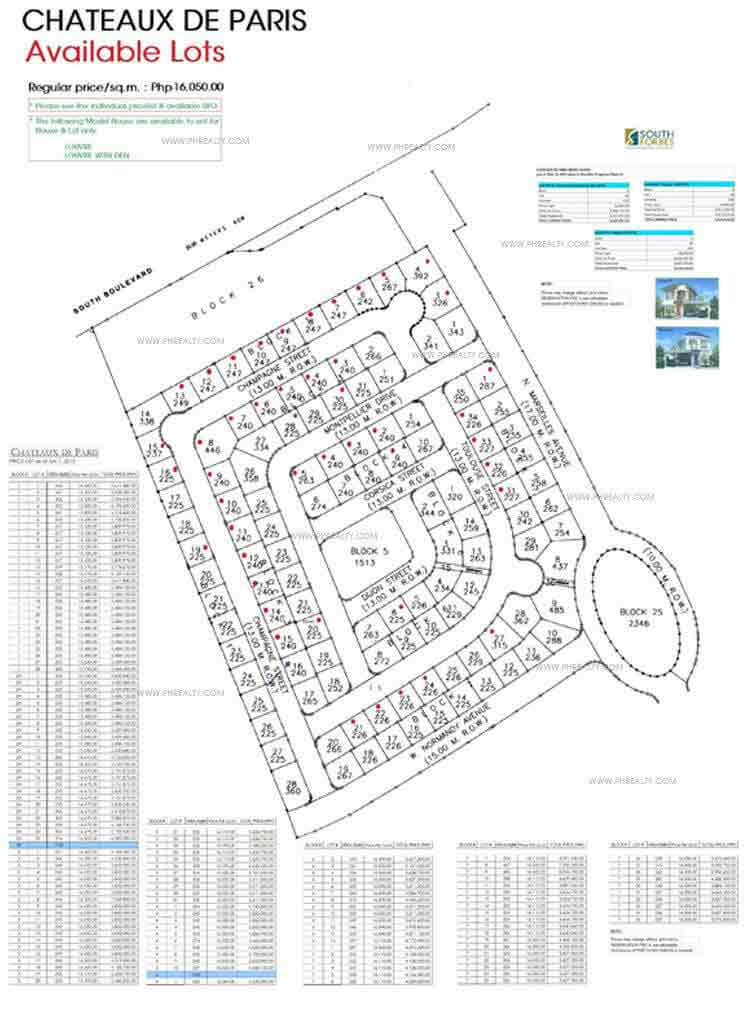 Chateaux de Paris - Site Development Plans (1)