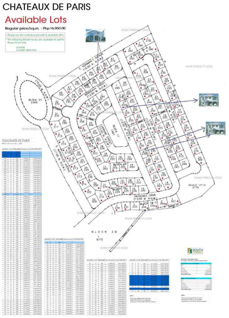Chateaux de Paris - Site Development Plans (3)