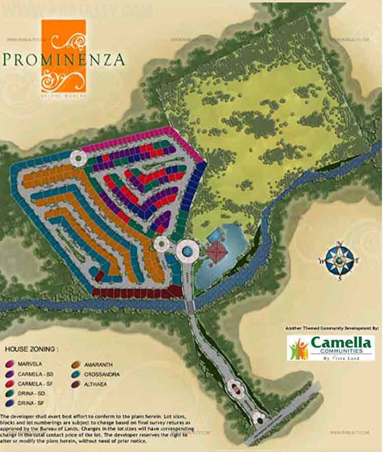 Camella Prominenza - Site Development Plan