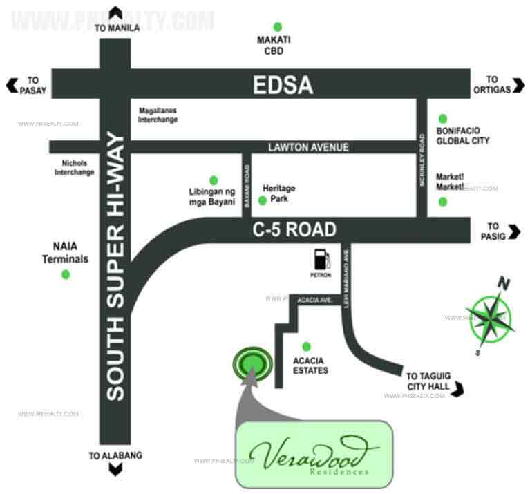 Verawood Residences - Location & Vicinity