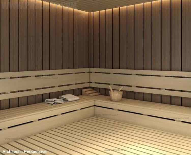 The Trion Towers - Sauna Room
