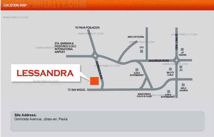 Camella Iloilo City Lessandra - Location & Vicinity