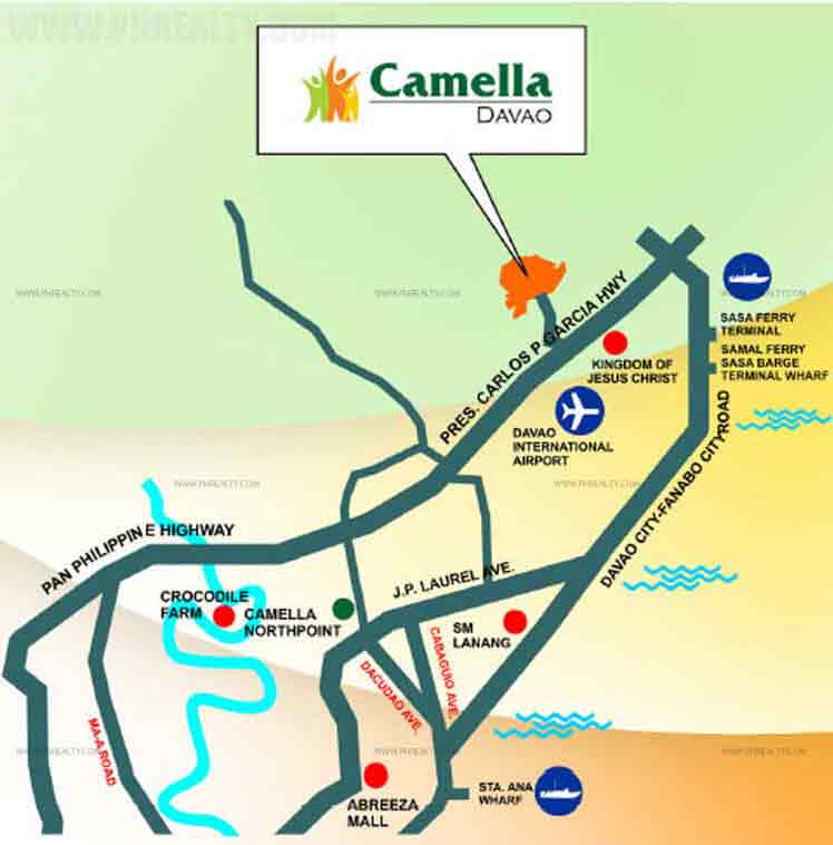 Camella Davao - Location & Vicinity