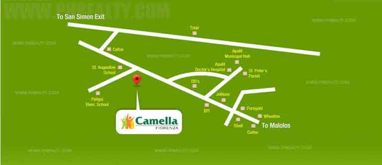 Camella Fiorenza - Location & Vicinity
