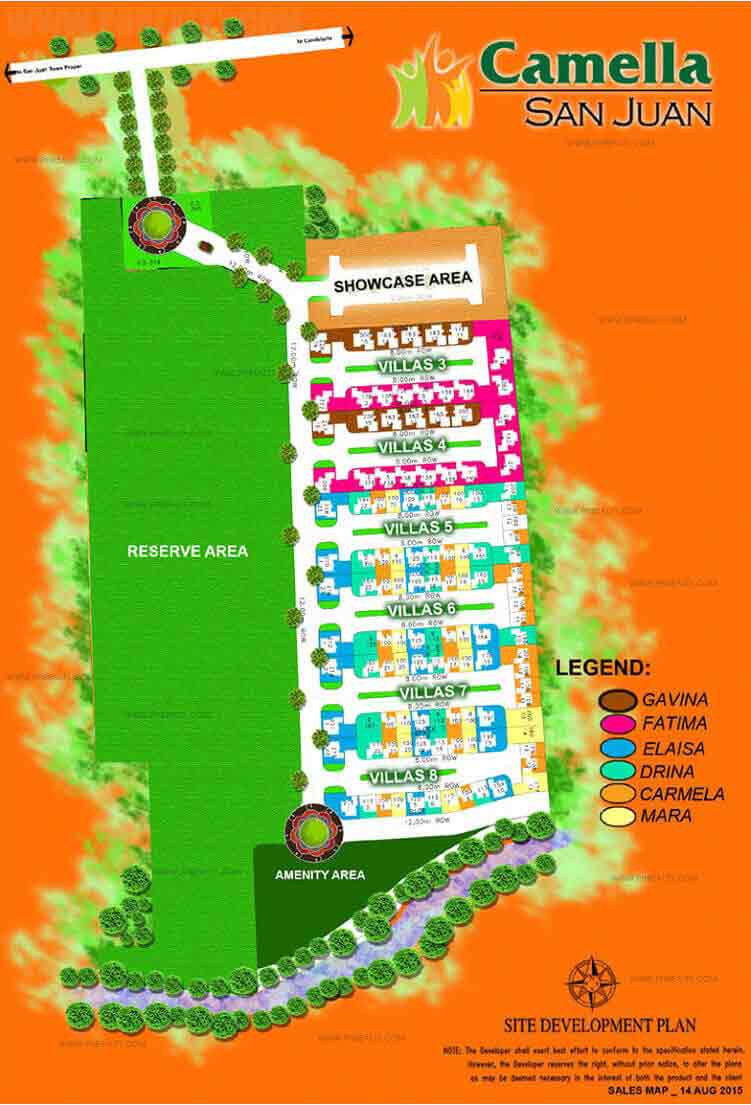 Camella San Juan - Site Development Plan