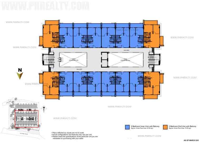 Outlook Ridge Residences - Typical Level Floor Plan