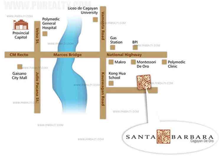Camella Santa Barbara - Location & Vicinity