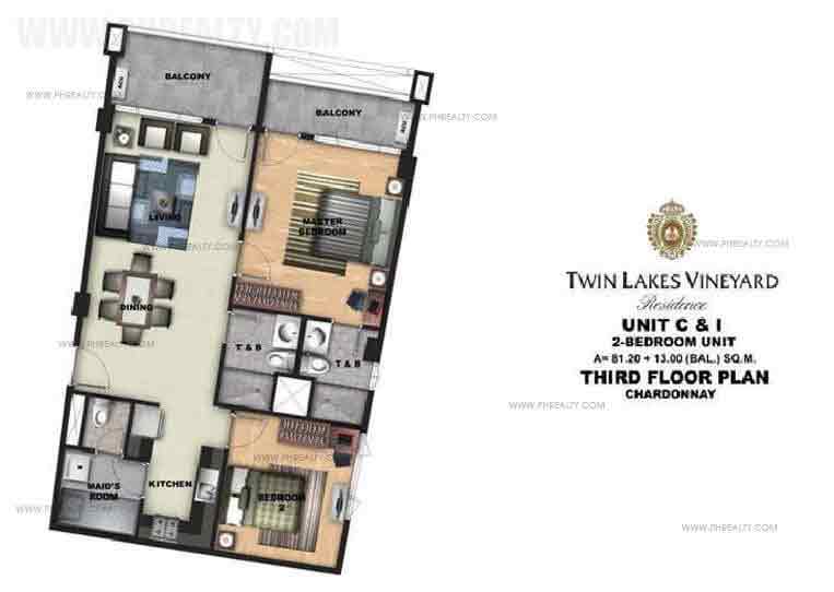 Twin Lakes - Unit C & I 2 Bedroom