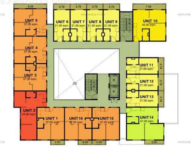 Cerritos Residences - Typical Floor Plan