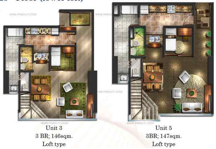 Mayfair Tower - Three Bedroom Units