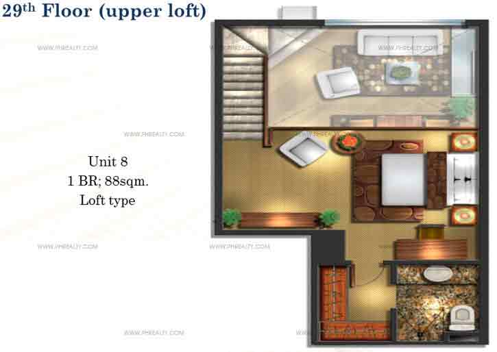 Mayfair Tower - One Bedroom Unit