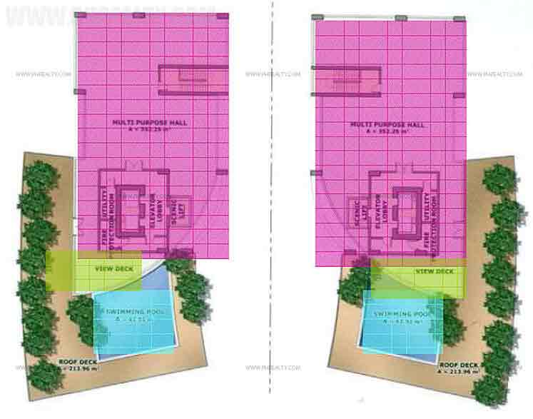 The Symphony Towers - Amenities Floor Plan