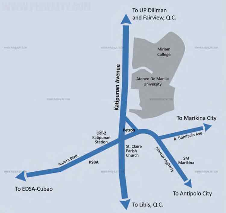 Camella Condo Homes Katipunan - Location & Vicinity