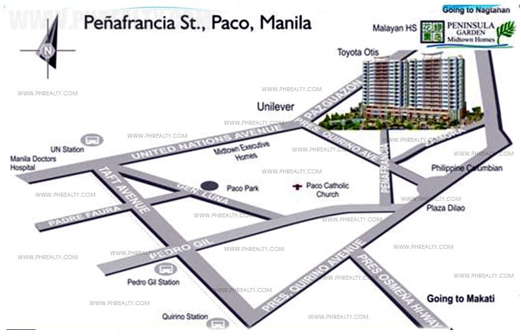 Peninsula Garden Midtown Home - Location and Vicinity