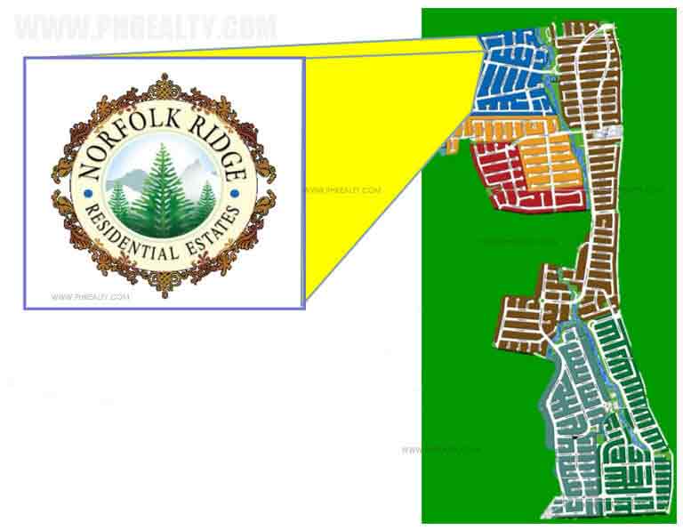 Norfolk Ridge - Village Map