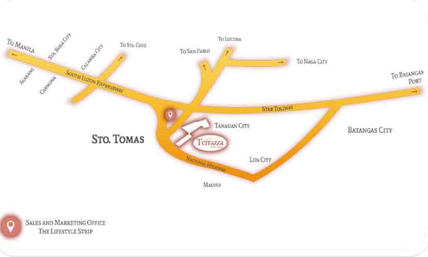 Terrazza De Sto. Tomas House & Lot in San Roque Santo Tomas Batangas