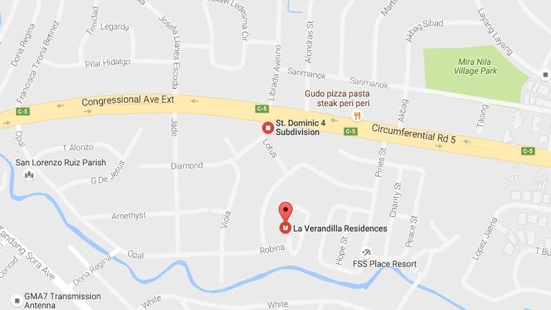 La Verandilla Residences - Location & Vicinity