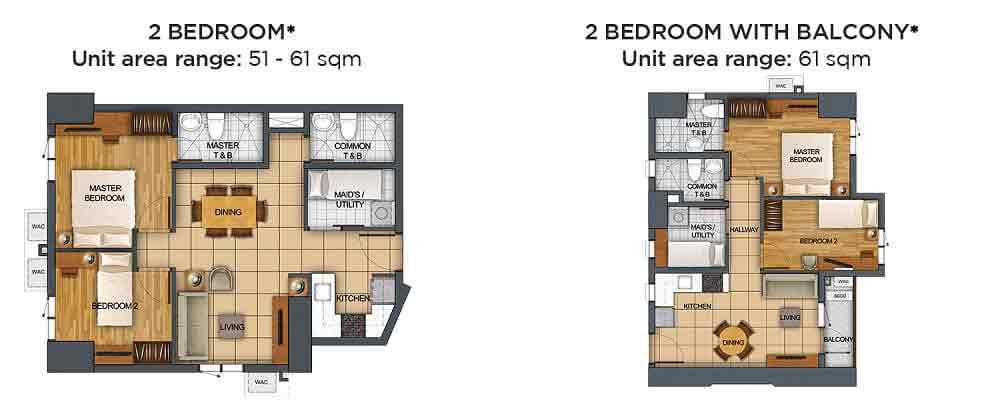 The Vantage - 2 Bedroom Unit