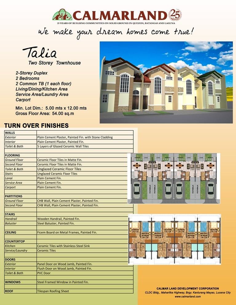 calmar homes lucena city