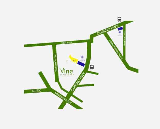 Vine Residences - Location & Vicinity