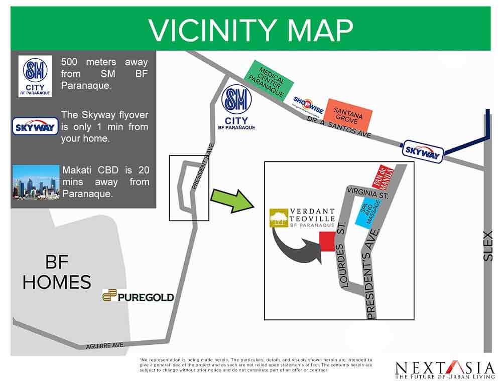 Verdant Teoville - Location & Vicinity