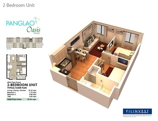 Panglao Oasis Preselling Condominium For Sale In Taguig