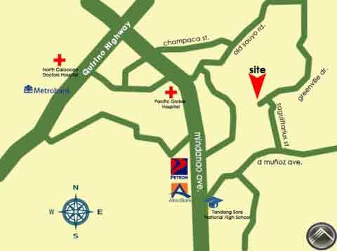 Maryanne Residences - Location Map