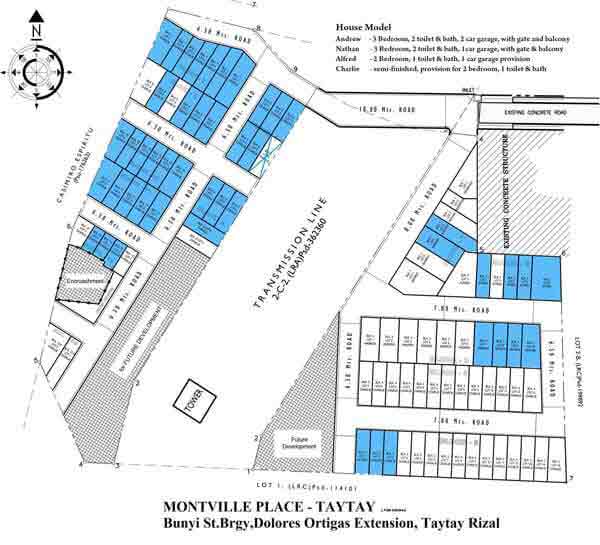 Montville Place Taytay - Site Development Plan