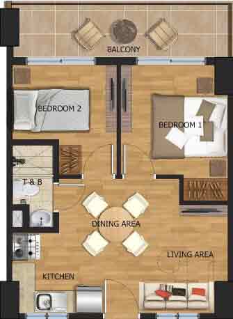 Brenthill Baguio - Two Bedroom Unit