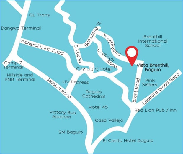 Brenthill Baguio - Location & Vicinity