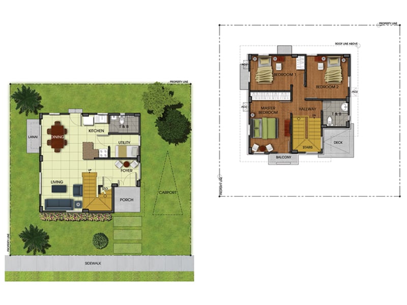 Hillcrest Estates Nuvali  - Chloe Model Plan 