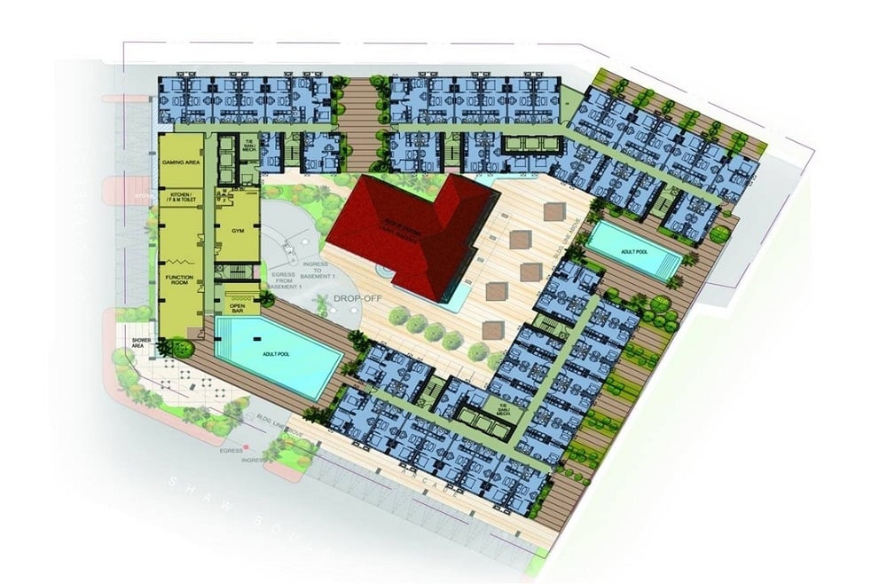 Crown Asia Residences - Typical Floor Plan
