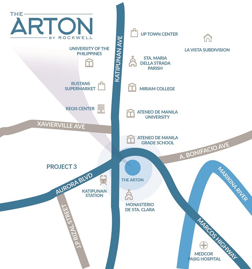 The Arton - Location Map