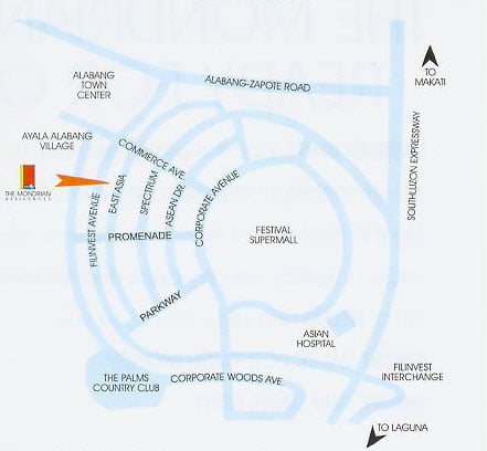 The Mondrian Residences - Location Map