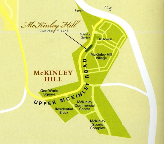 McKinley Hill Garden Villas - Location & Vicinity