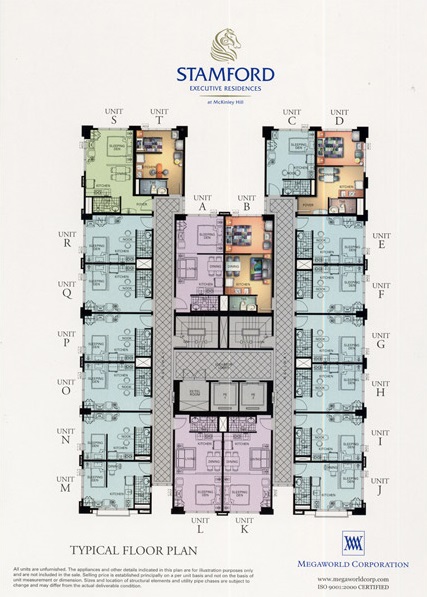 Stamford Executive Residences - Typical Floor Plan 