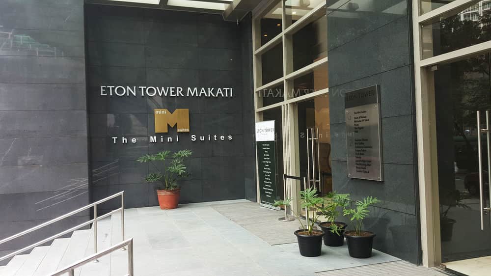 Eton Tower Makati - Main Entrance 