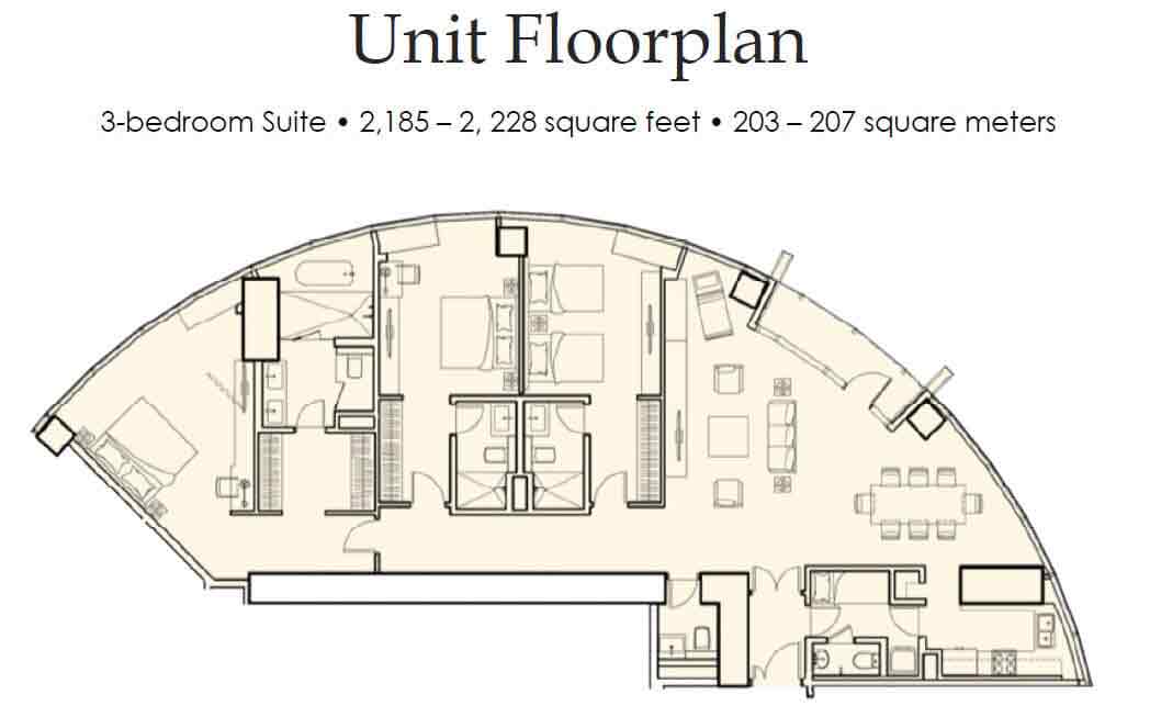 The Royalton - Unit Floorplan